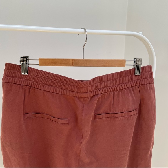Old Navy High Waisted Twill Jogger Dusty Rose Size L - Picture 5 of 7